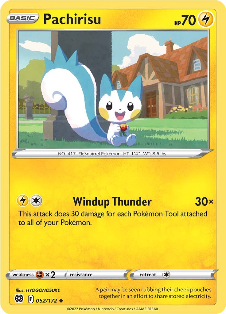 Pachirisu (052/172) [Sword & Shield: Brilliant Stars] | Deep Dive Games St. Marys