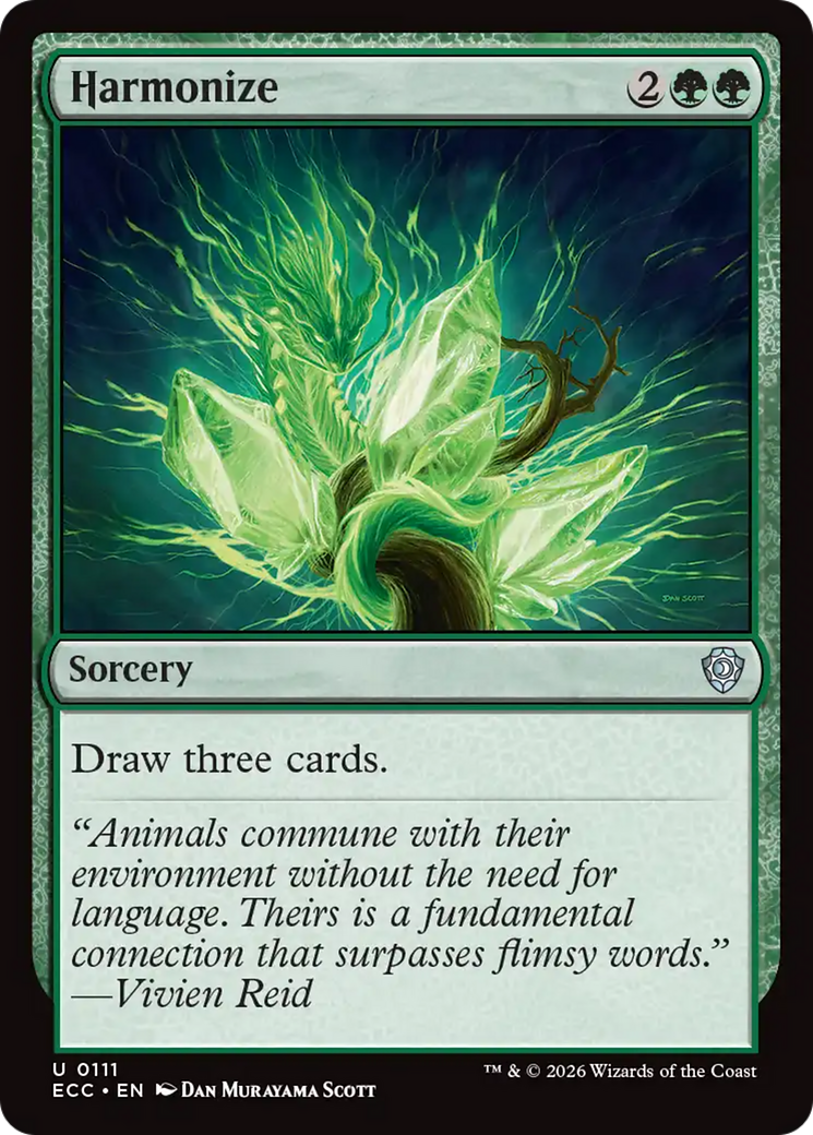 Harmonize [Lorwyn Eclipsed Commander] | Deep Dive Games St. Marys
