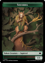 Squirrel // Food Double-Sided Token [Bloomburrow Tokens] | Deep Dive Games St. Marys