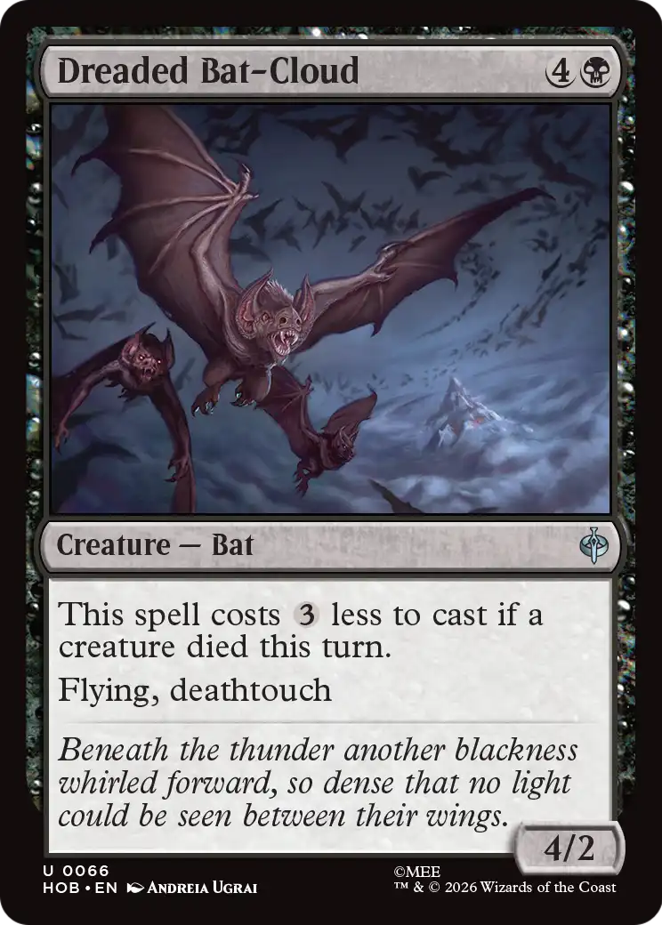 Dreaded Bat-Cloud [The Hobbit] | Deep Dive Games St. Marys