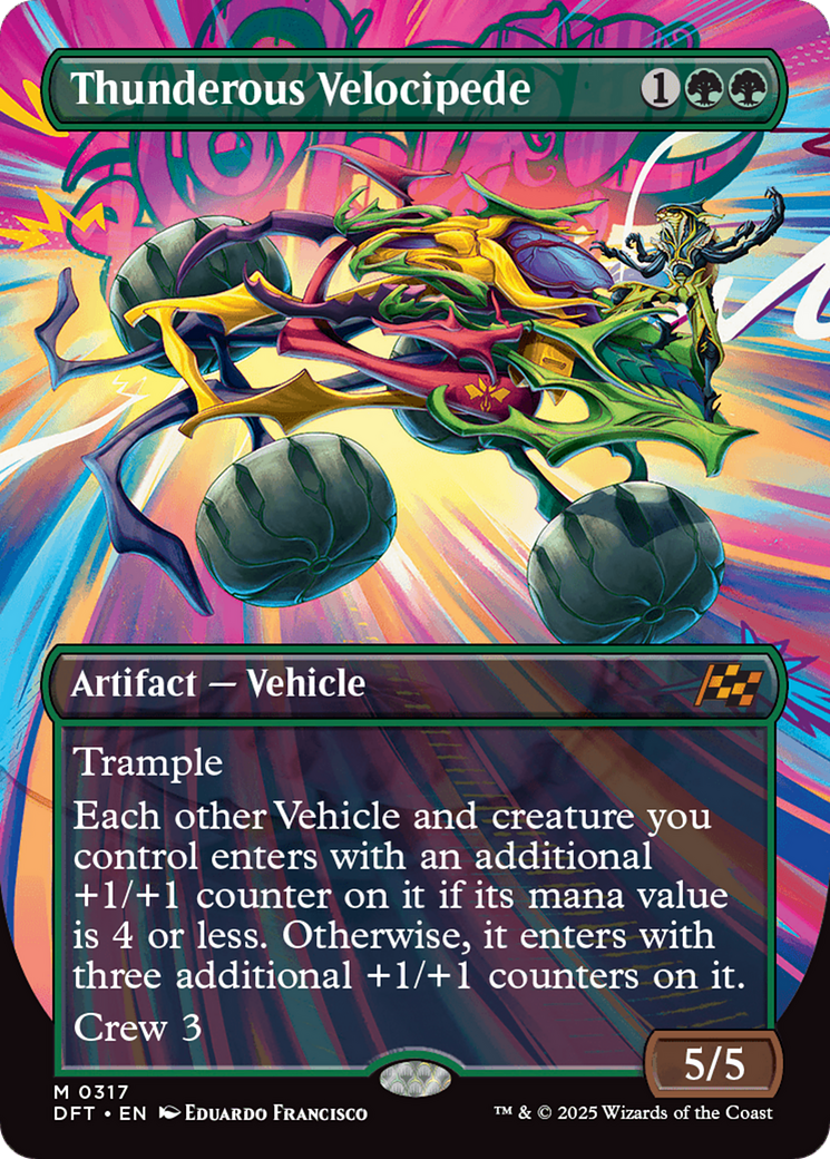 Thunderous Velocipede (Borderless) [Aetherdrift] | Deep Dive Games St. Marys