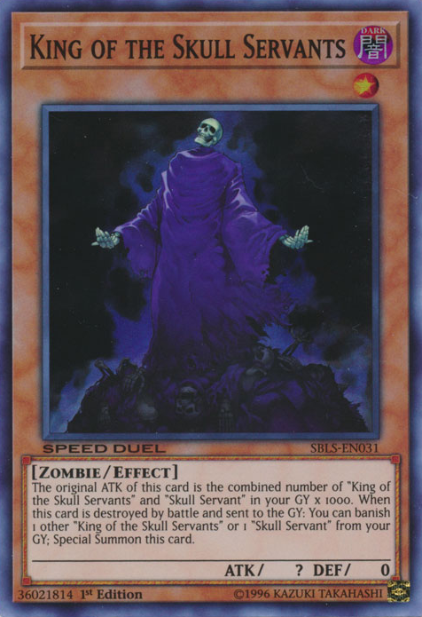 King of the Skull Servants [SBLS-EN031] Super Rare | Deep Dive Games St. Marys