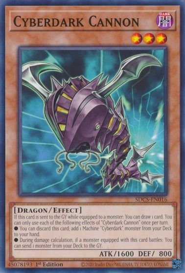 Cyberdark Cannon [SDCS-EN016] Common | Deep Dive Games St. Marys