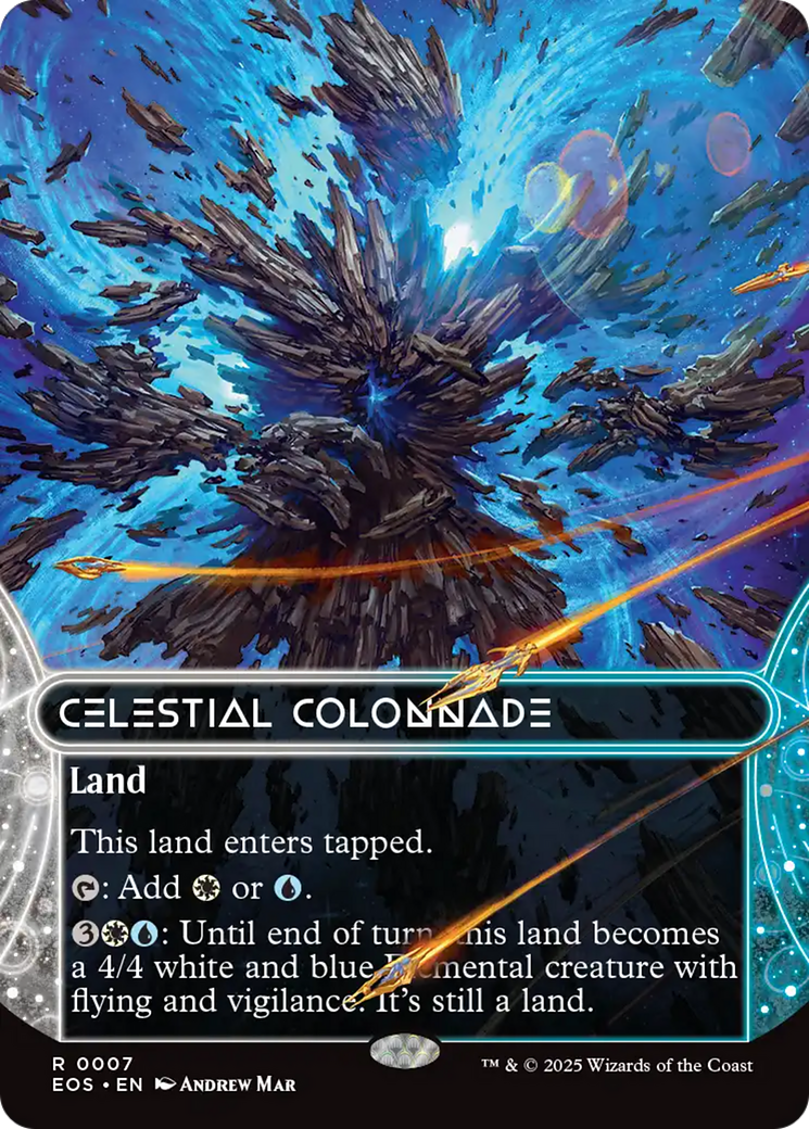 Celestial Colonnade (0007) (Borderless) [Edge of Eternities: Stellar Sights] | Deep Dive Games St. Marys
