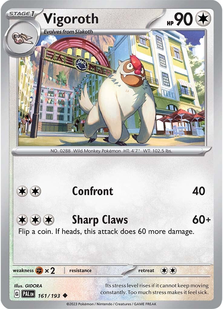 Vigoroth (161/193) [Scarlet & Violet: Paldea Evolved] | Deep Dive Games St. Marys
