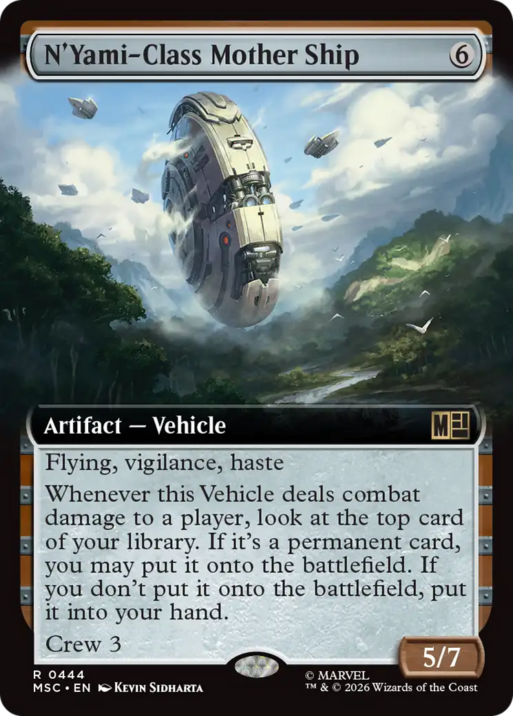 N'Yami-Class Mother Ship (Extended Art) [Marvel Super Heroes Commander] | Deep Dive Games St. Marys