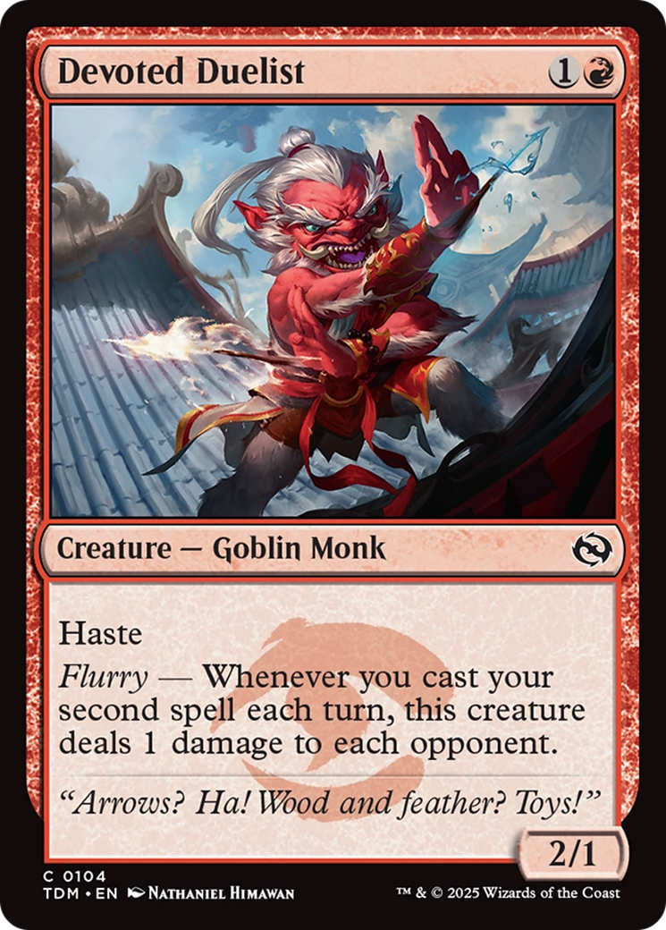 Devoted Duelist [Tarkir: Dragonstorm] | Deep Dive Games St. Marys