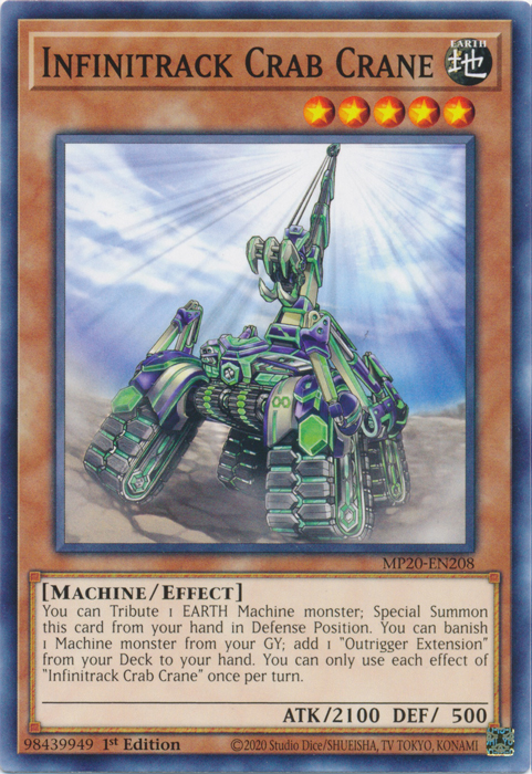 Infinitrack Crab Crane [MP20-EN208] Common | Deep Dive Games St. Marys