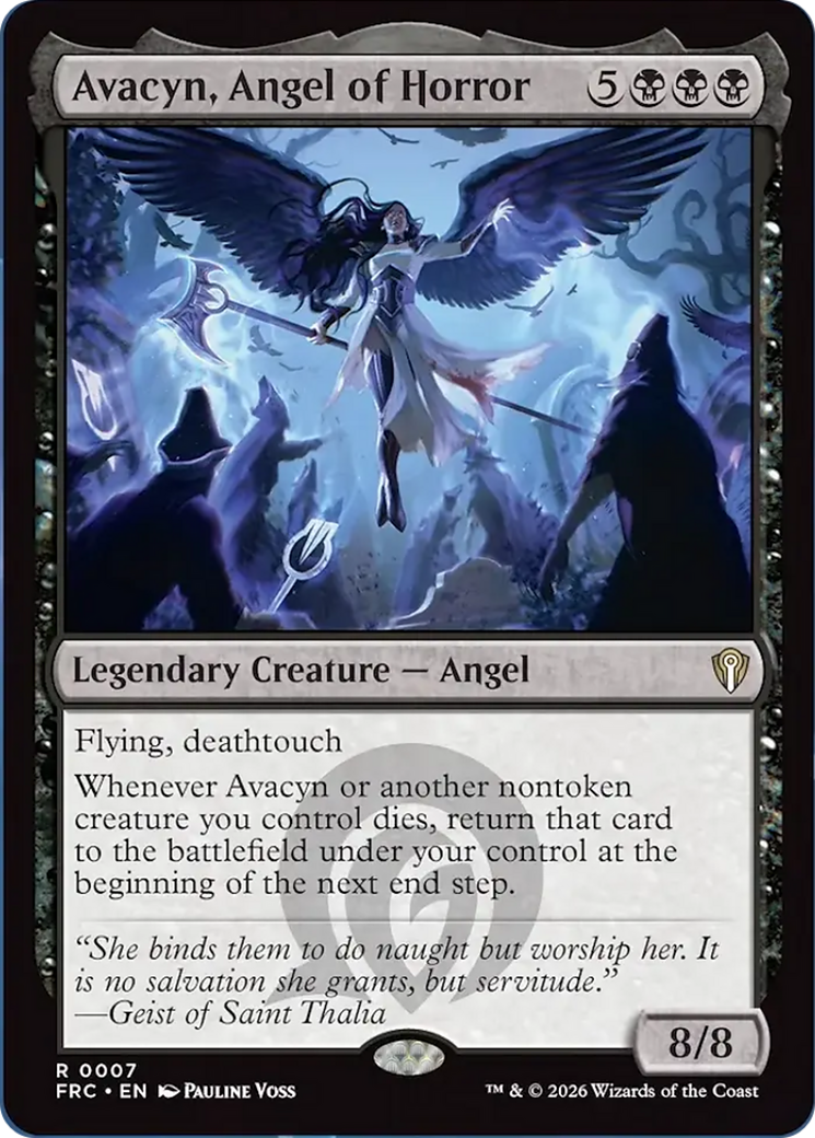 Avacyn, Angel of Horror [Reality Fracture Commander] | Deep Dive Games St. Marys