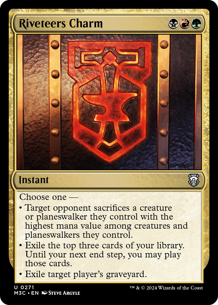 Riveteers Charm [Modern Horizons 3 Commander] | Deep Dive Games St. Marys