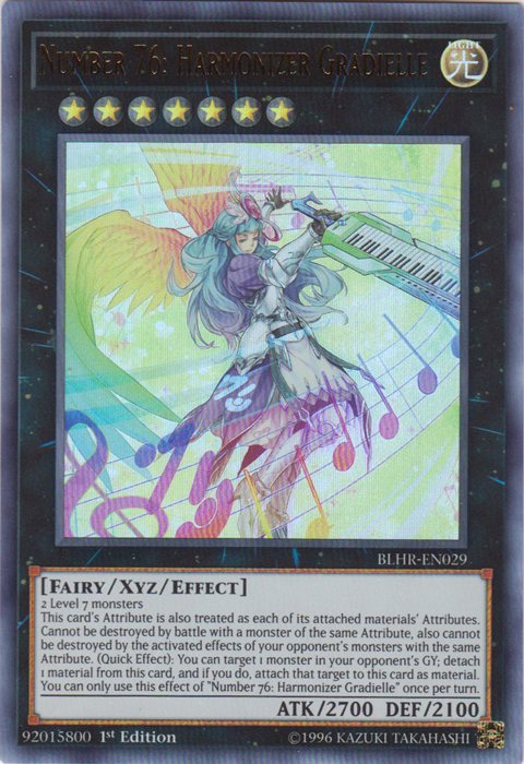 Number 76: Harmonizer Gradielle [BLHR-EN029] Ultra Rare | Deep Dive Games St. Marys