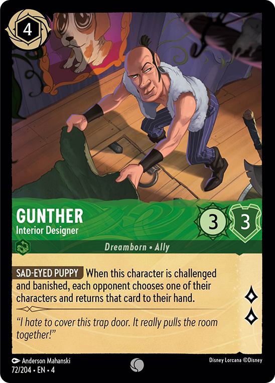 Gunther - Interior Designer (72/204) [Ursula's Return] | Deep Dive Games St. Marys