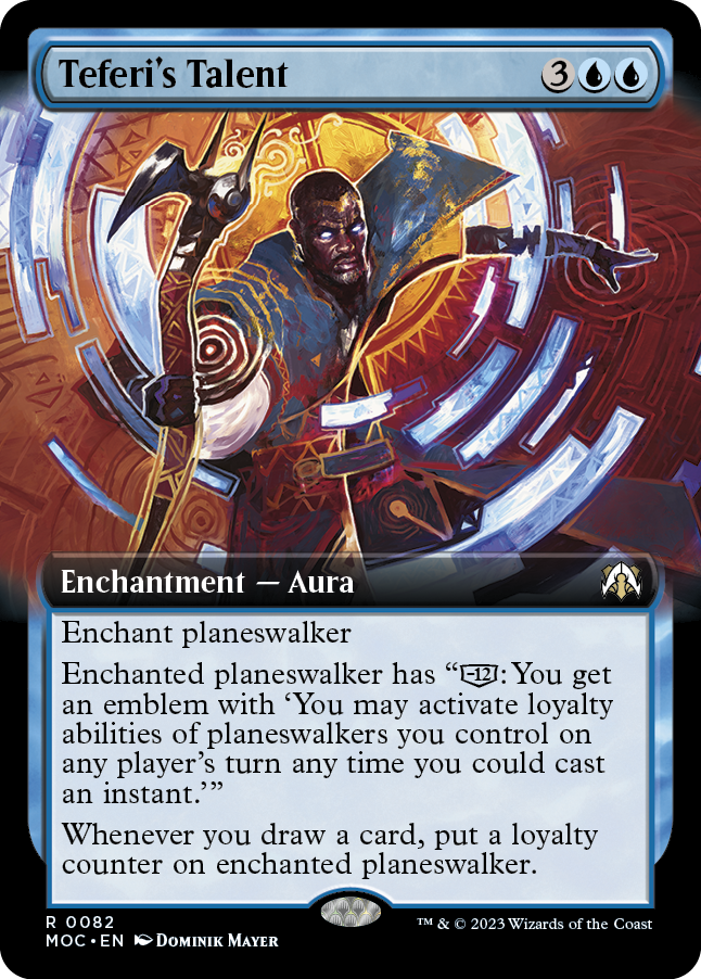Teferi's Talent (Extended Art) [March of the Machine Commander] | Deep Dive Games St. Marys