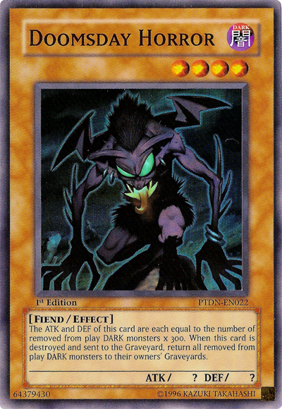 Doomsday Horror [PTDN-EN022] Super Rare | Deep Dive Games St. Marys