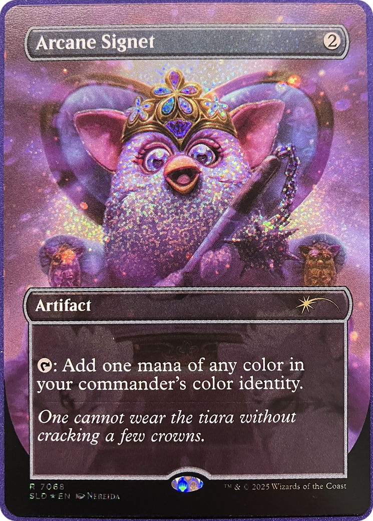 Arcane Signet (7068) (Confetti Foil) [Secret Lair Drop Series] | Deep Dive Games St. Marys