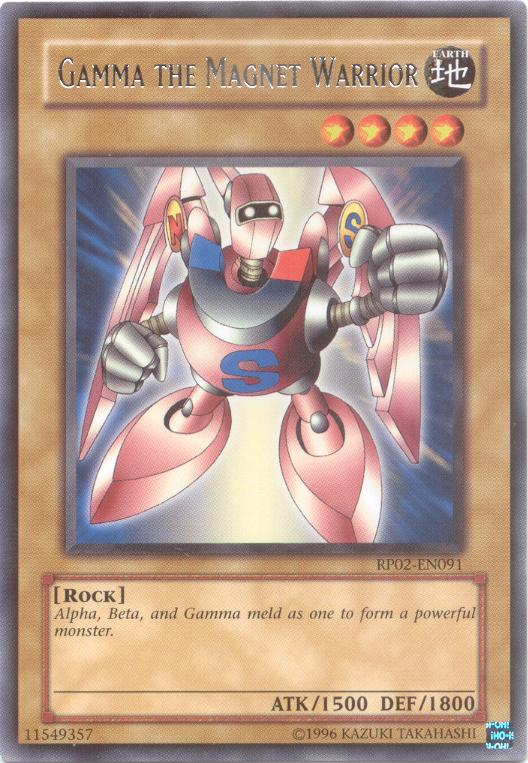 Gamma The Magnet Warrior [RP02-EN091] Rare | Deep Dive Games St. Marys