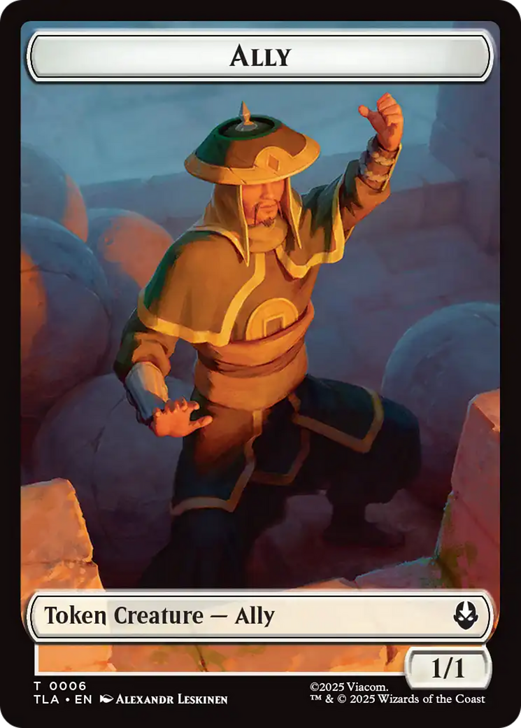 Ally (0006) // Soldier (0002) Double-Sided Token [Avatar: The Last Airbender Tokens] | Deep Dive Games St. Marys