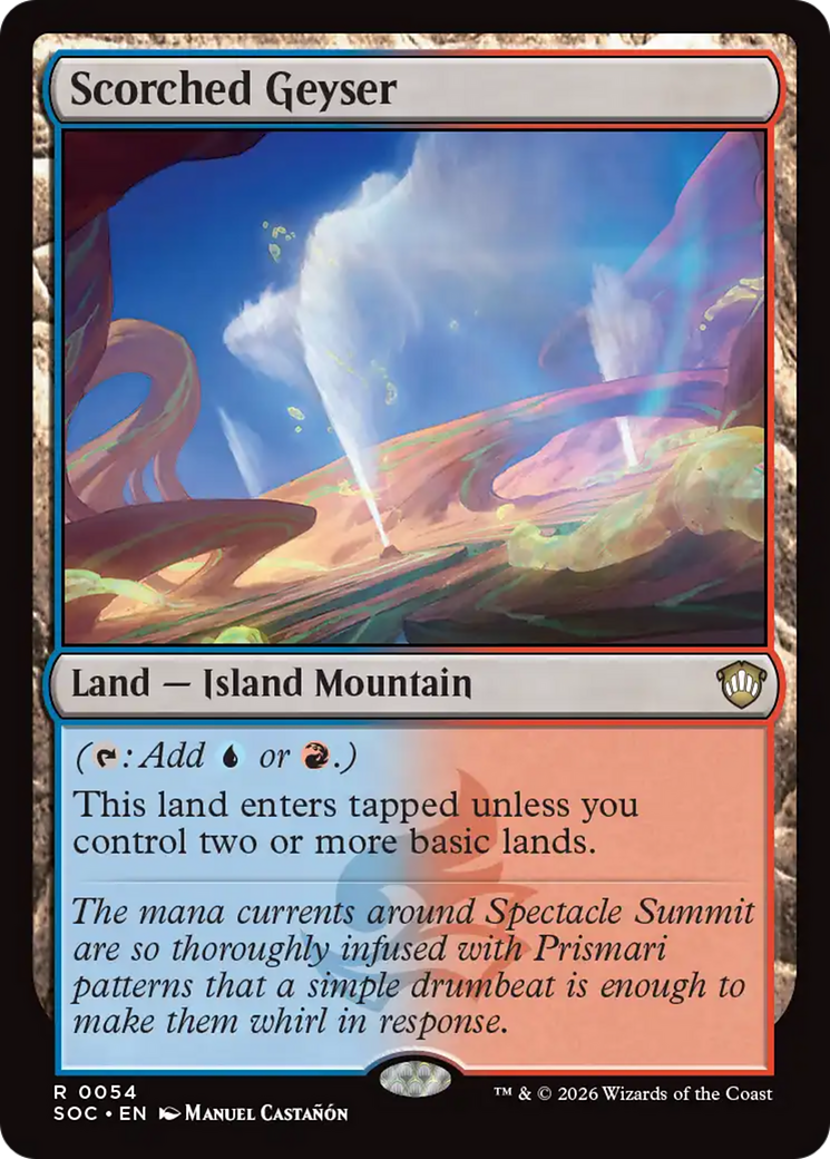 Scorched Geyser [Secrets of Strixhaven Commander] | Deep Dive Games St. Marys