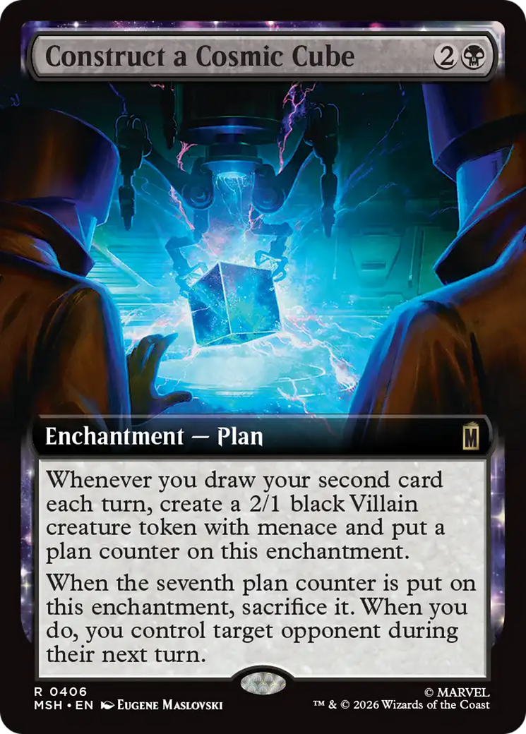 Construct a Cosmic Cube (Extended Art) [Marvel Super Heroes] | Deep Dive Games St. Marys