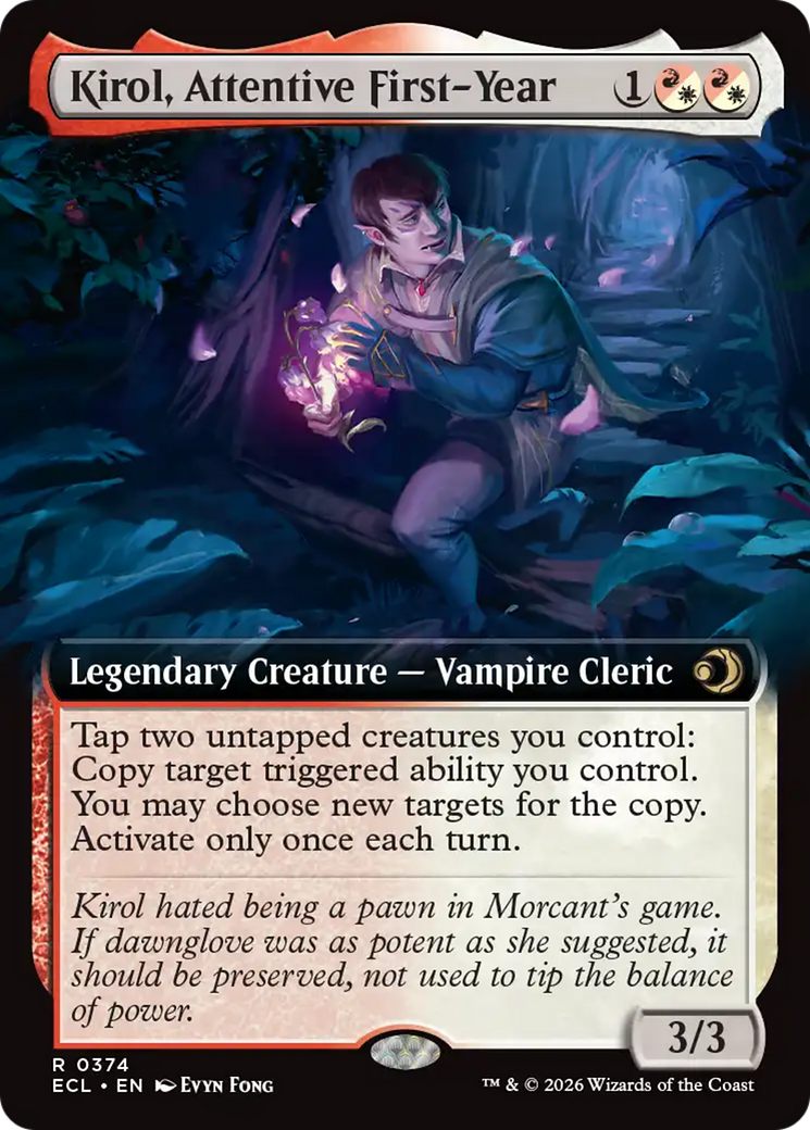 Kirol, Attentive First-Year (Extended Art) [Lorwyn Eclipsed] | Deep Dive Games St. Marys