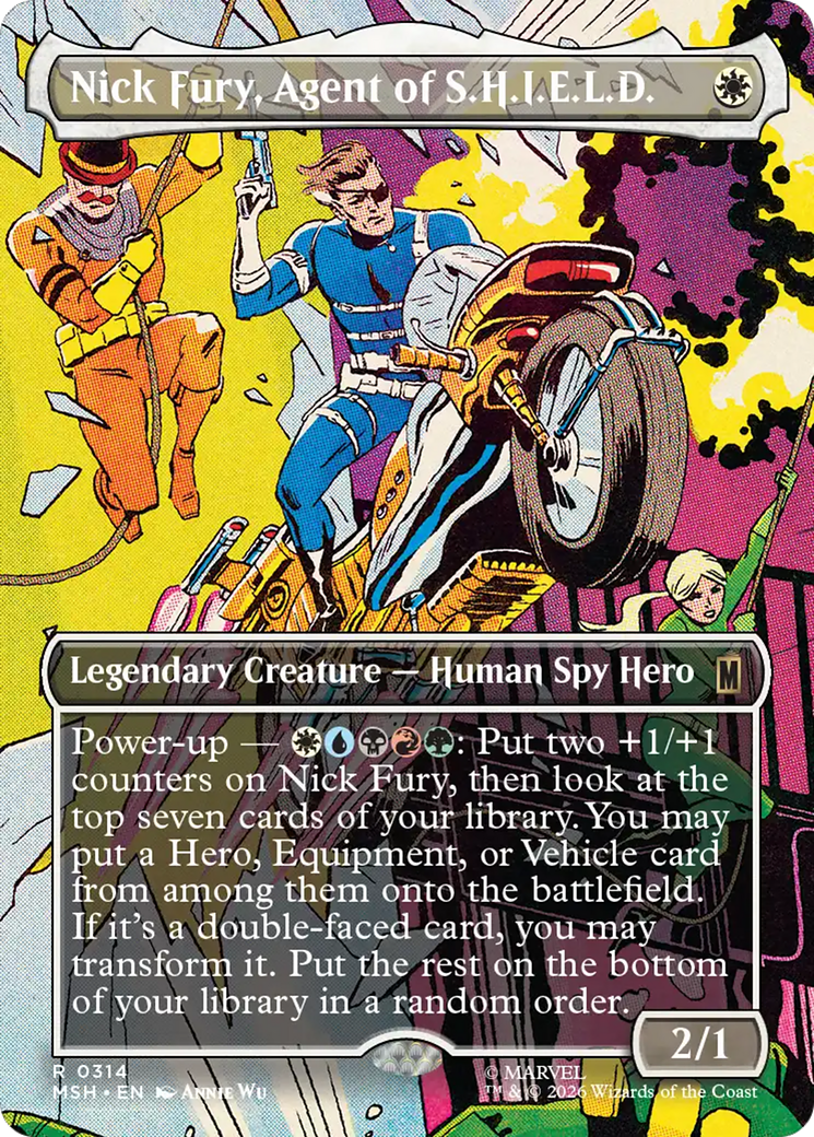 Nick Fury, Agent of S.H.I.E.L.D. (Borderless) (0314) [Marvel Super Heroes] | Deep Dive Games St. Marys