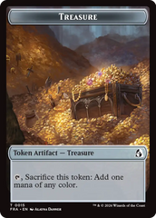 Dragon // Treasure Double-Sided Token [Reality Fracture Tokens] | Deep Dive Games St. Marys
