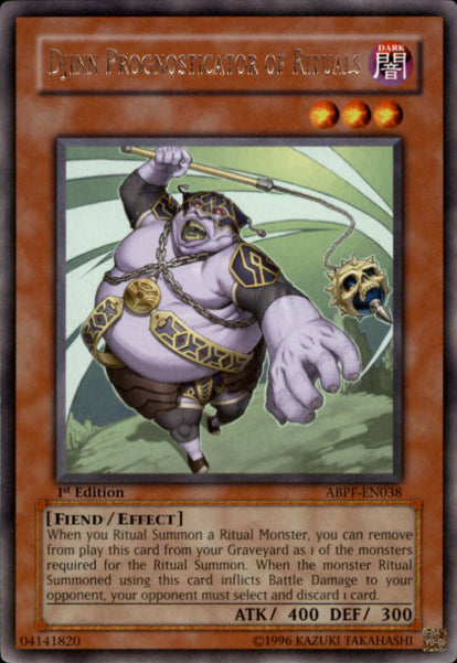 Djinn Prognosticator of Rituals [ABPF-EN038] Rare | Deep Dive Games St. Marys