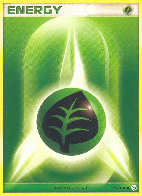 Grass Energy (123/130) [Diamond & Pearl: Base Set] | Deep Dive Games St. Marys