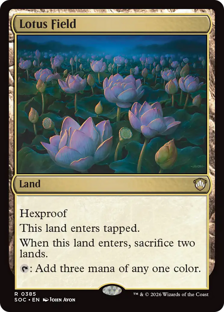 Lotus Field [Secrets of Strixhaven Commander] | Deep Dive Games St. Marys