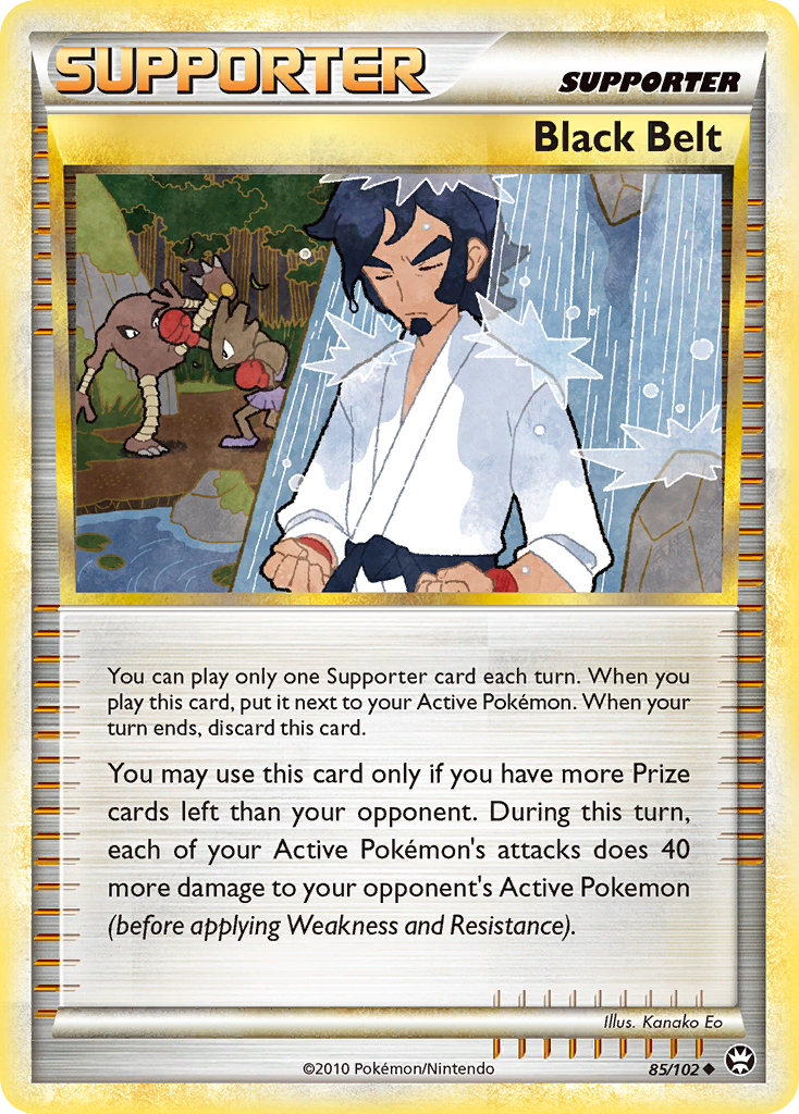 Black Belt (85/102) [HeartGold & SoulSilver: Triumphant] | Deep Dive Games St. Marys