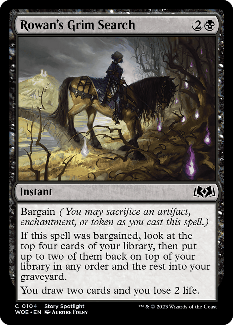 Rowan's Grim Search [Wilds of Eldraine] | Deep Dive Games St. Marys