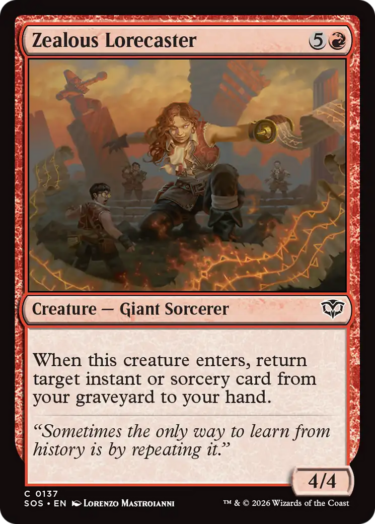 Zealous Lorecaster [Secrets of Strixhaven] | Deep Dive Games St. Marys