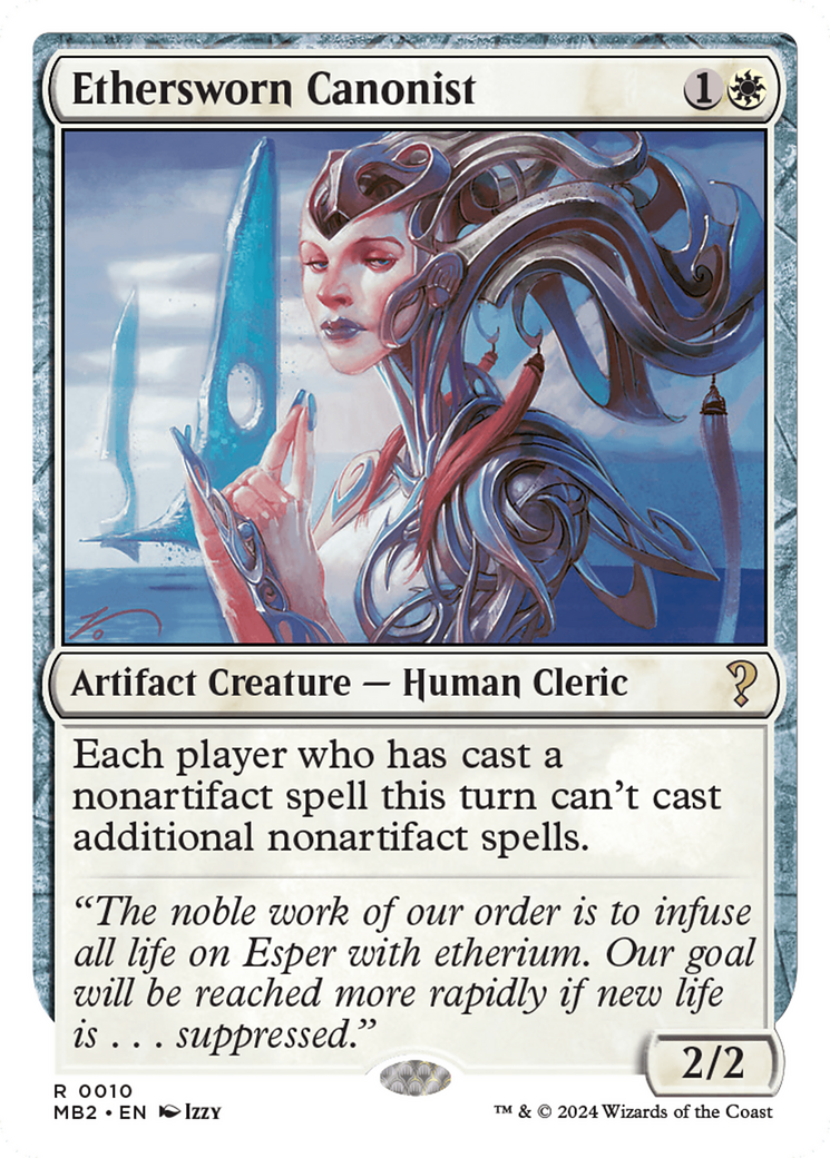 Ethersworn Canonist (White Border) [Mystery Booster 2] | Deep Dive Games St. Marys