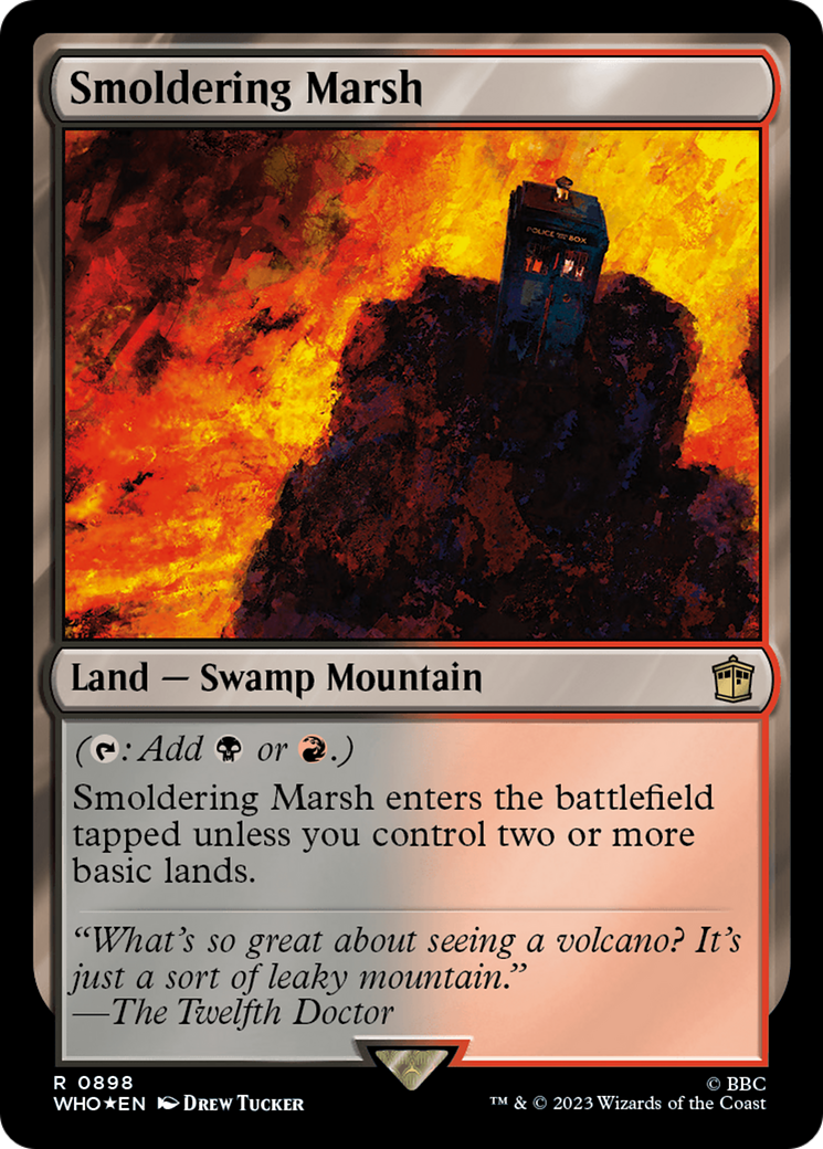 Smoldering Marsh (Surge Foil) [Doctor Who] | Deep Dive Games St. Marys