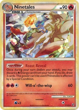 Ninetales (7/123) (Cracked Ice) [HeartGold & SoulSilver: Undaunted] | Deep Dive Games St. Marys