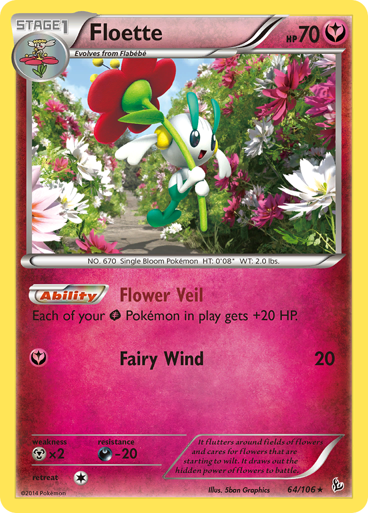 Floette (64/106) [XY: Flashfire] | Deep Dive Games St. Marys