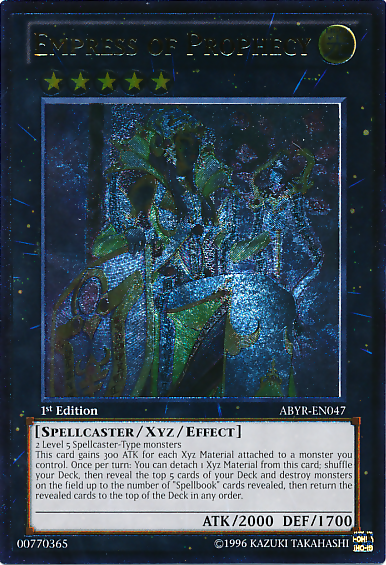 Empress of Prophecy (UTR) [ABYR-EN047] Ultimate Rare | Deep Dive Games St. Marys