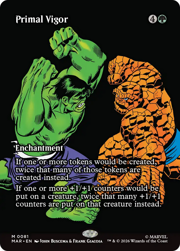 Primal Vigor (Borderless) [Marvel Universe: Eternal-Legal] | Deep Dive Games St. Marys