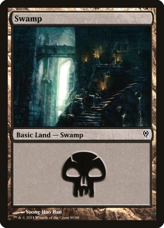 Swamp (80) [Duel Decks: Jace vs. Vraska] | Deep Dive Games St. Marys