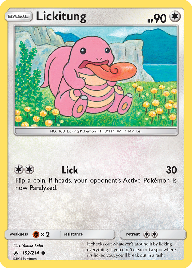 Lickitung (152/214) [Sun & Moon: Unbroken Bonds] | Deep Dive Games St. Marys