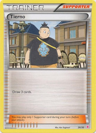 Tierno (26/30) [XY: Trainer Kit 1 - Wigglytuff] | Deep Dive Games St. Marys