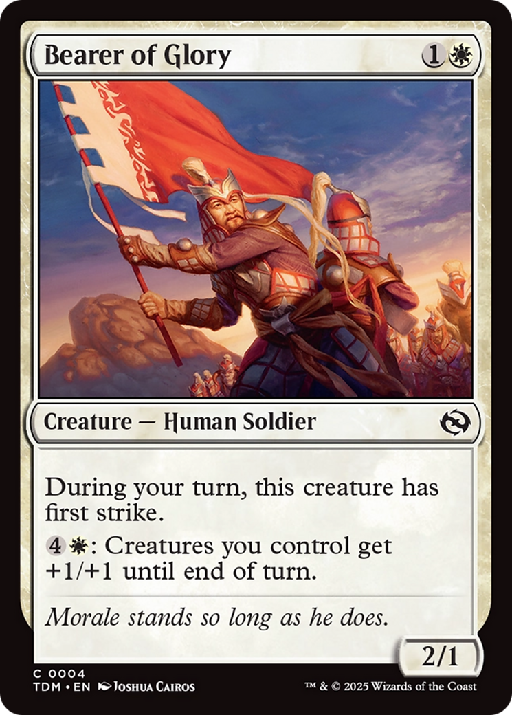 Bearer of Glory [Tarkir: Dragonstorm] | Deep Dive Games St. Marys