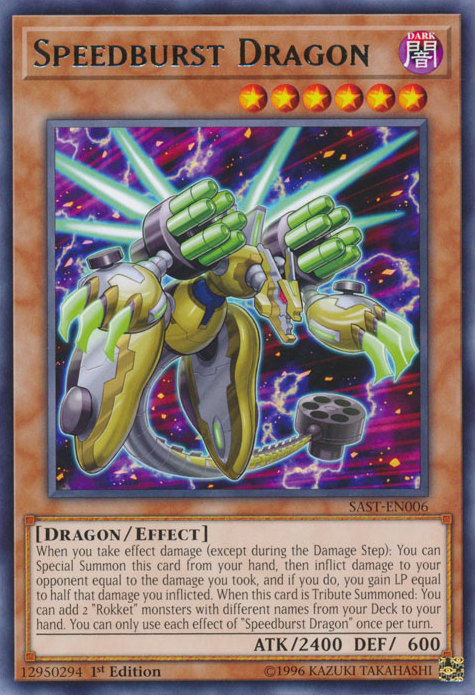 Speedburst Dragon [SAST-EN006] Rare | Deep Dive Games St. Marys