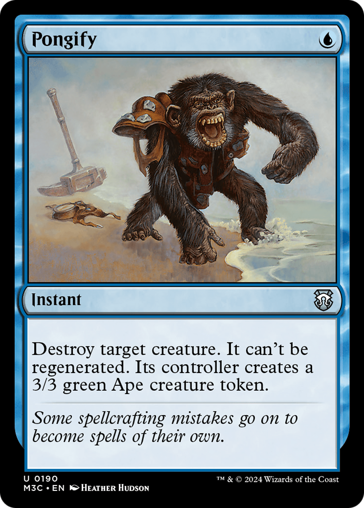 Pongify (Ripple Foil) [Modern Horizons 3 Commander] | Deep Dive Games St. Marys