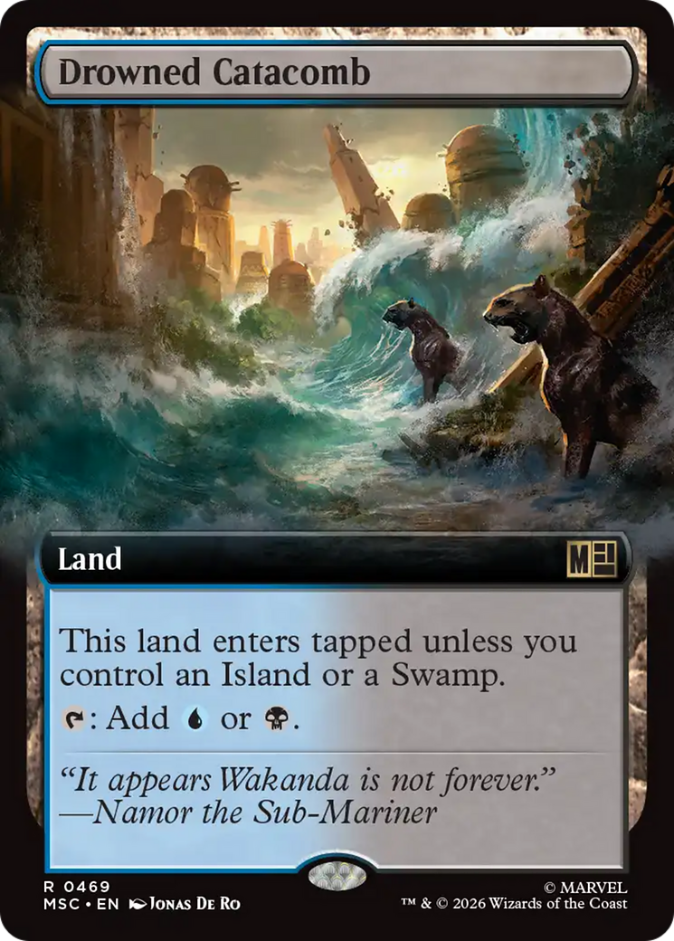 Drowned Catacomb (Extended Art) [Marvel Super Heroes Commander] | Deep Dive Games St. Marys