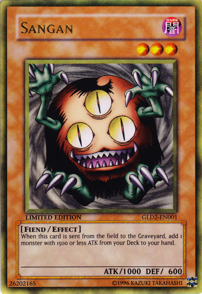 Sangan [GLD2-EN001] Ultra Rare | Deep Dive Games St. Marys
