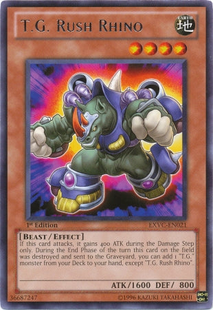 T.G. Rush Rhino [EXVC-EN021] Rare | Deep Dive Games St. Marys