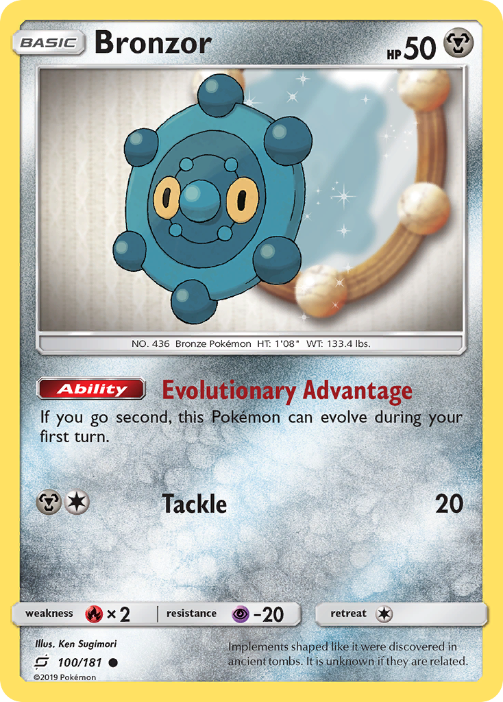 Bronzor (100/181) [Sun & Moon: Team Up] | Deep Dive Games St. Marys