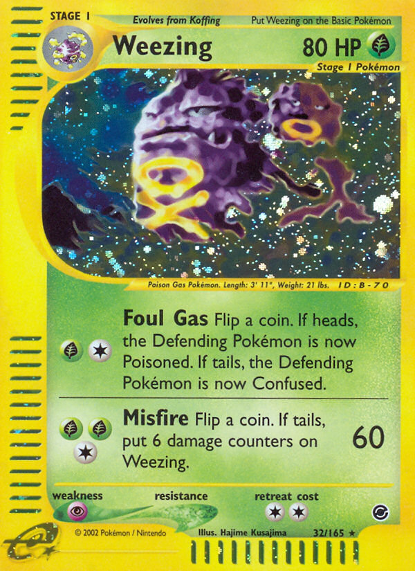 Weezing (32/165) [Expedition: Base Set] | Deep Dive Games St. Marys