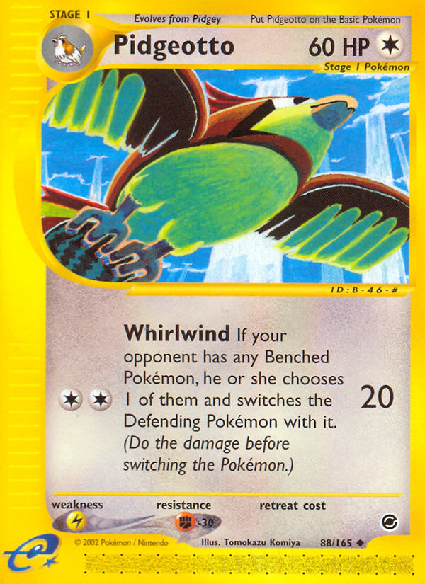 Pidgeotto (88/165) [Expedition: Base Set] | Deep Dive Games St. Marys